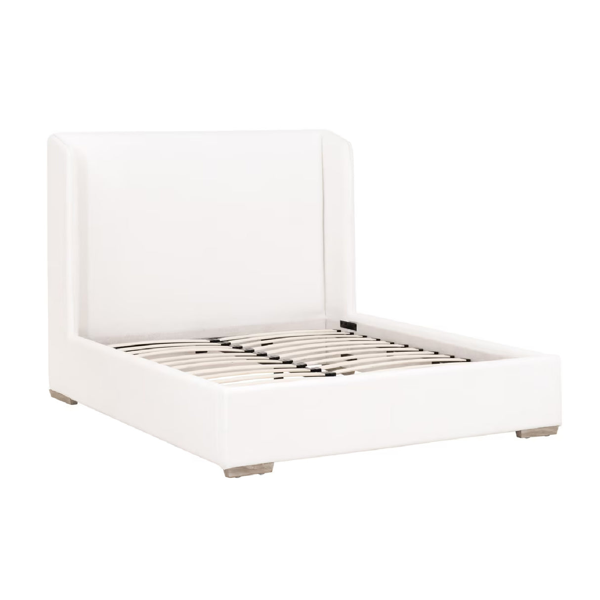 Modern European furniture - Winged Headboard Kind Bed - www.oroa.com