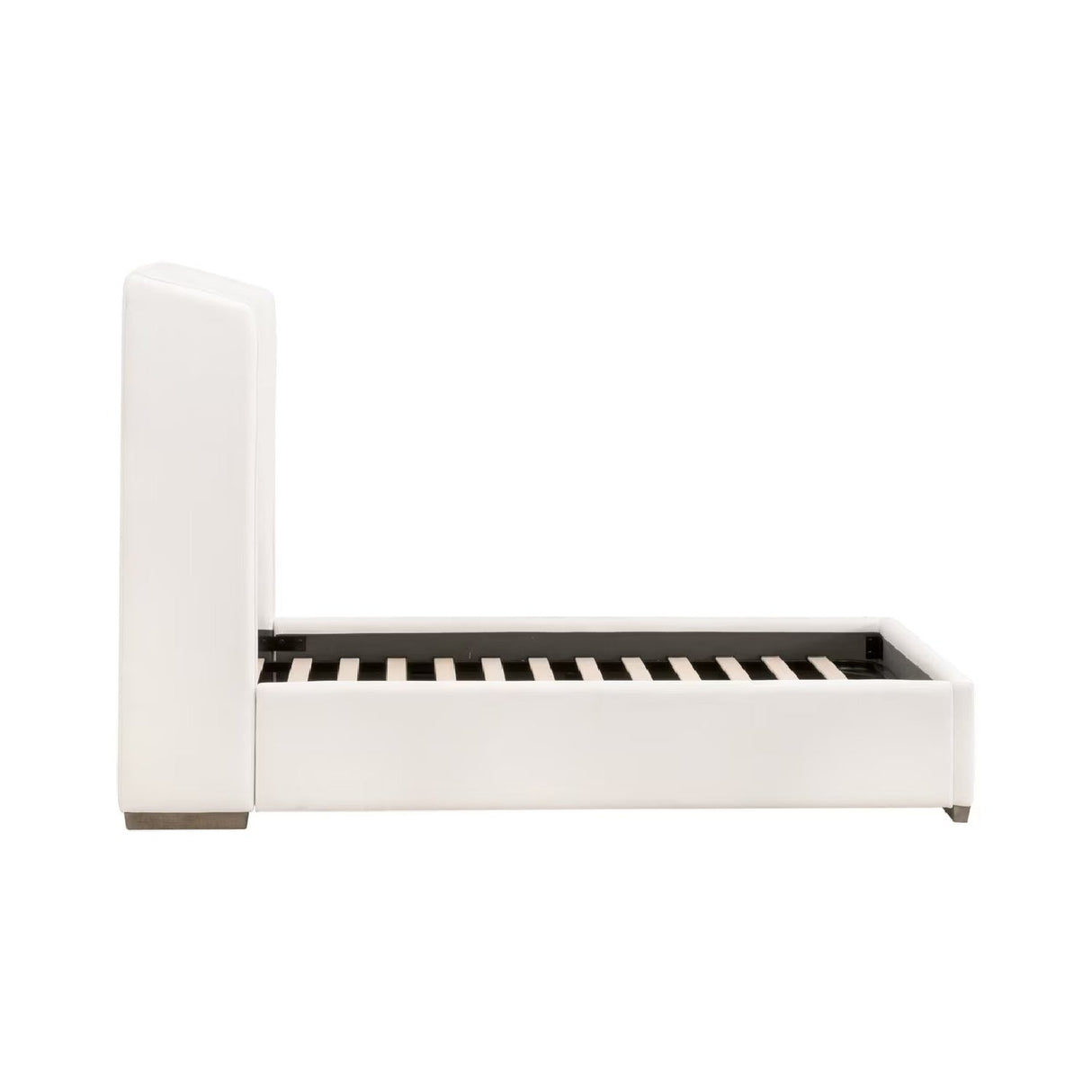 Modern European furniture - White Upholstered Twin Bed - www.oroa.com