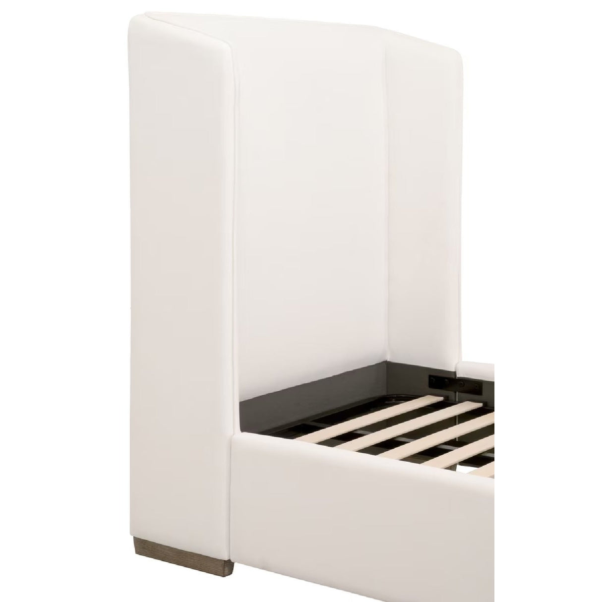 Modern European furniture - White Upholstered Twin Bed - www.oroa.com