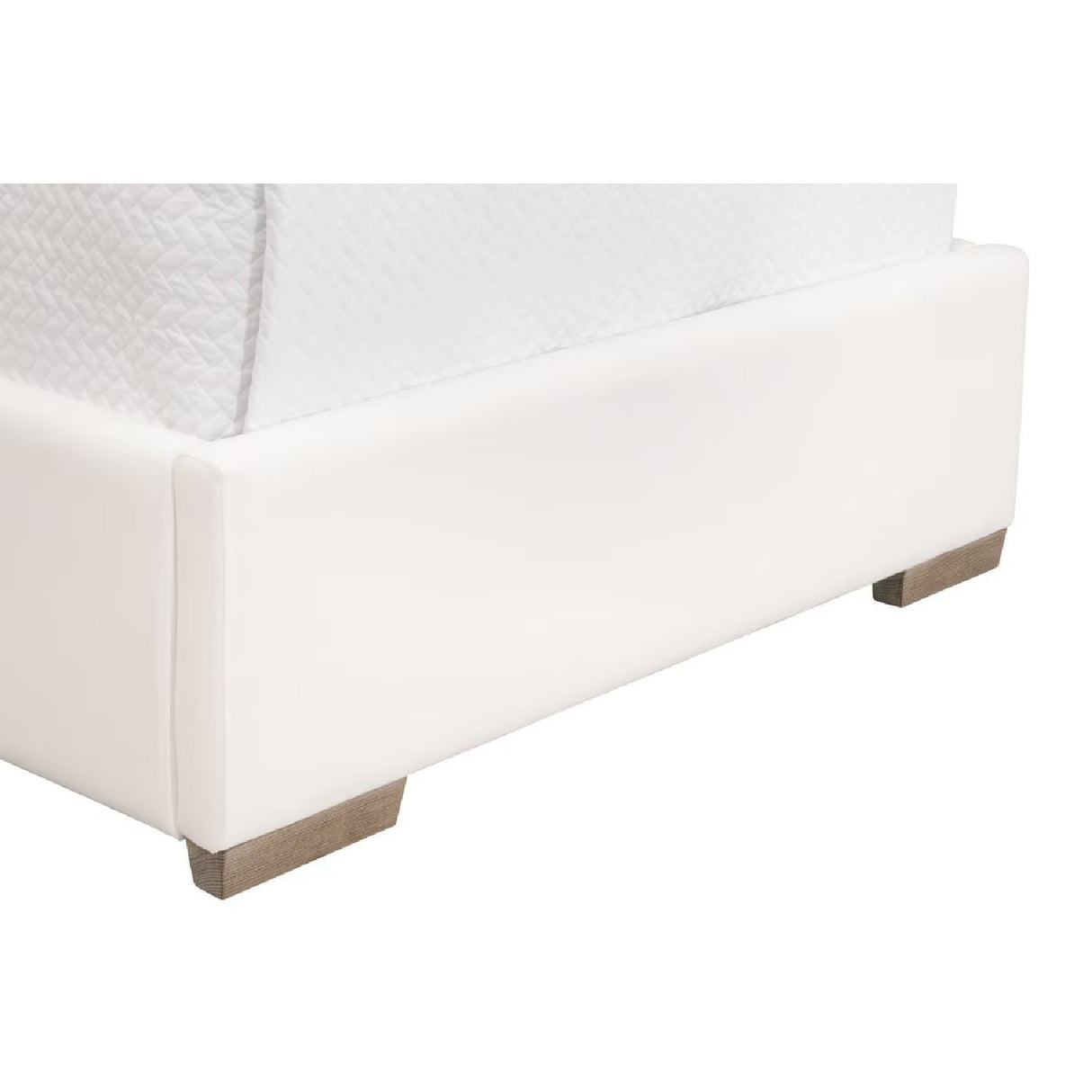Modern European furniture - White Upholstered Twin Bed - www.oroa.com