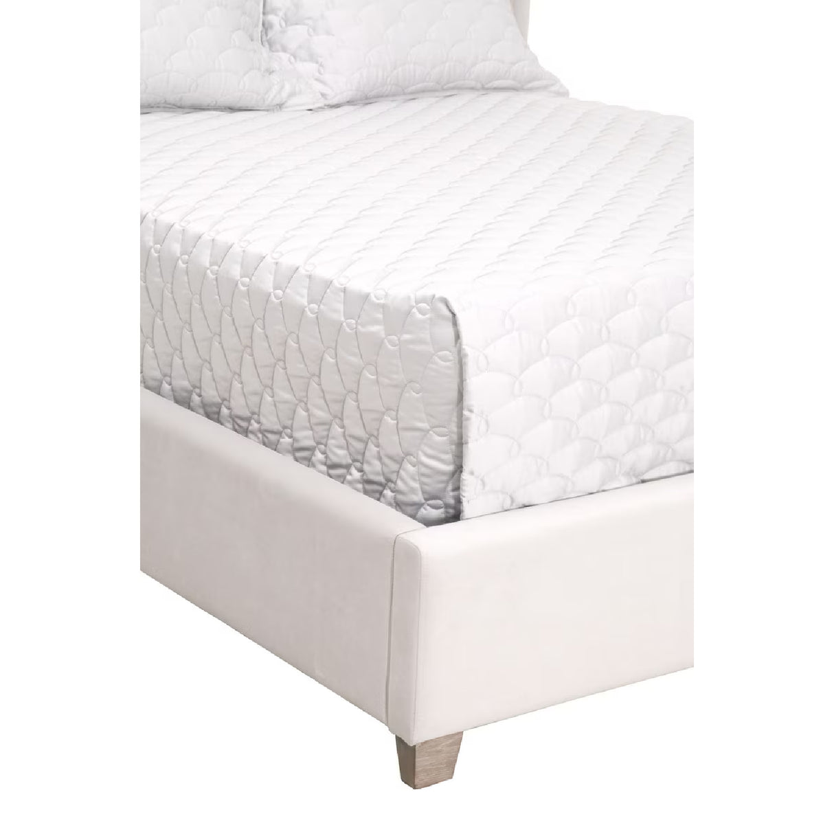 Modern European furniture - Velvet Channeled Queen Bed - www.oroa.com