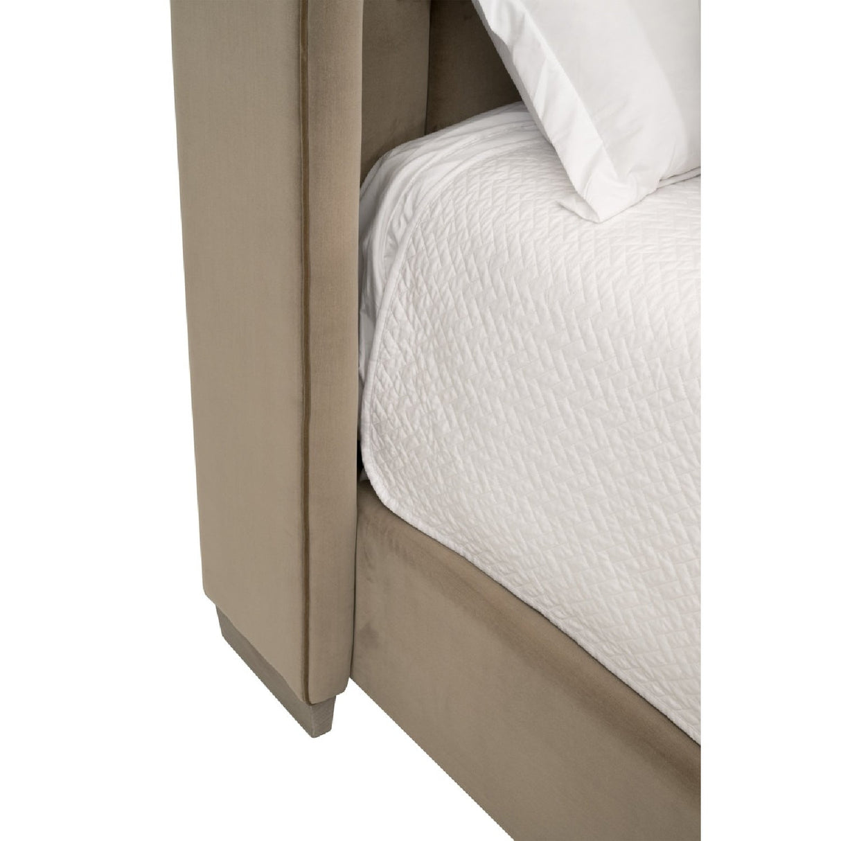 Channeled Velvet King Bed | Living Essentials Chandler – alternate view 31