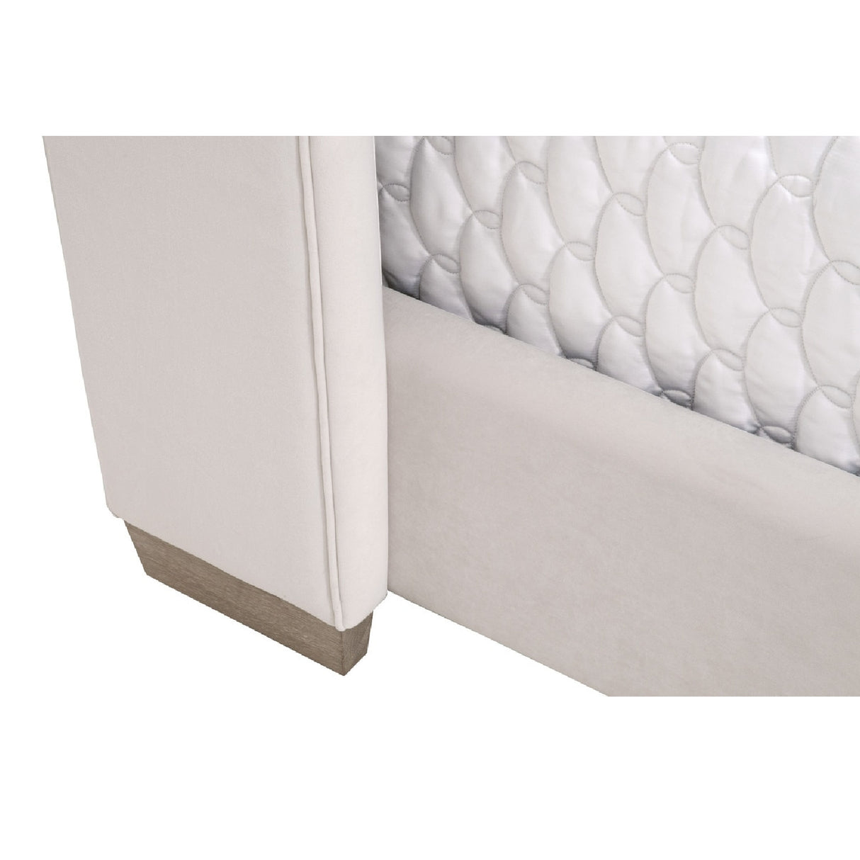 Channeled Velvet King Bed | Living Essentials Chandler – alternate view 5