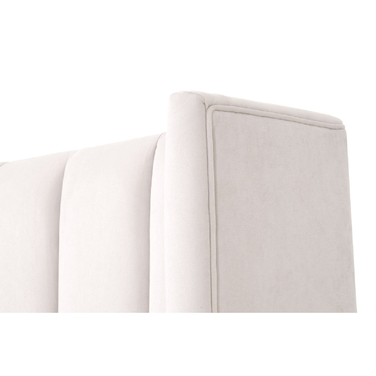 Channeled Velvet King Bed | Living Essentials Chandler – alternate view 6