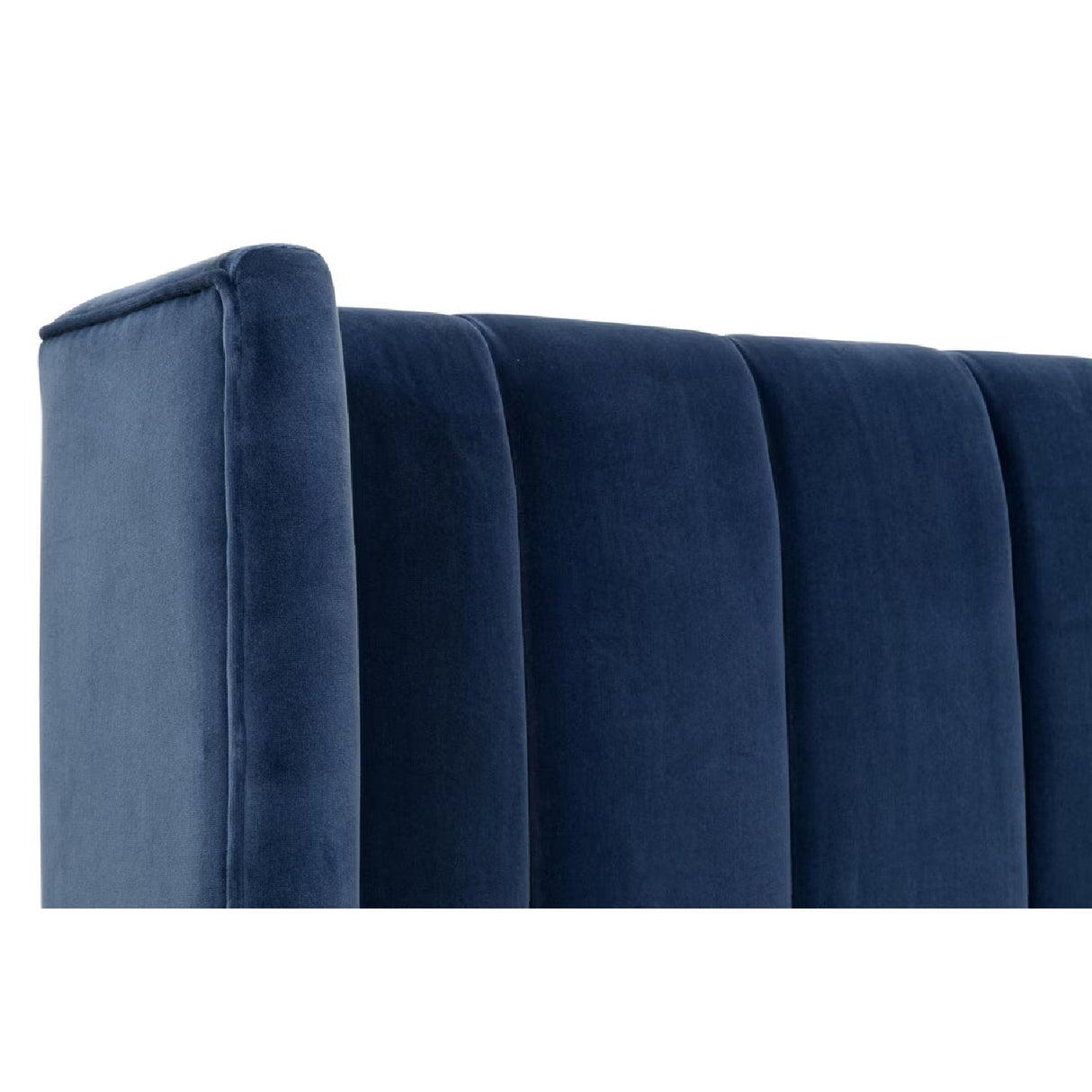 Modern European furniture - Blue Velvet Twin Bed - www.oroa.com