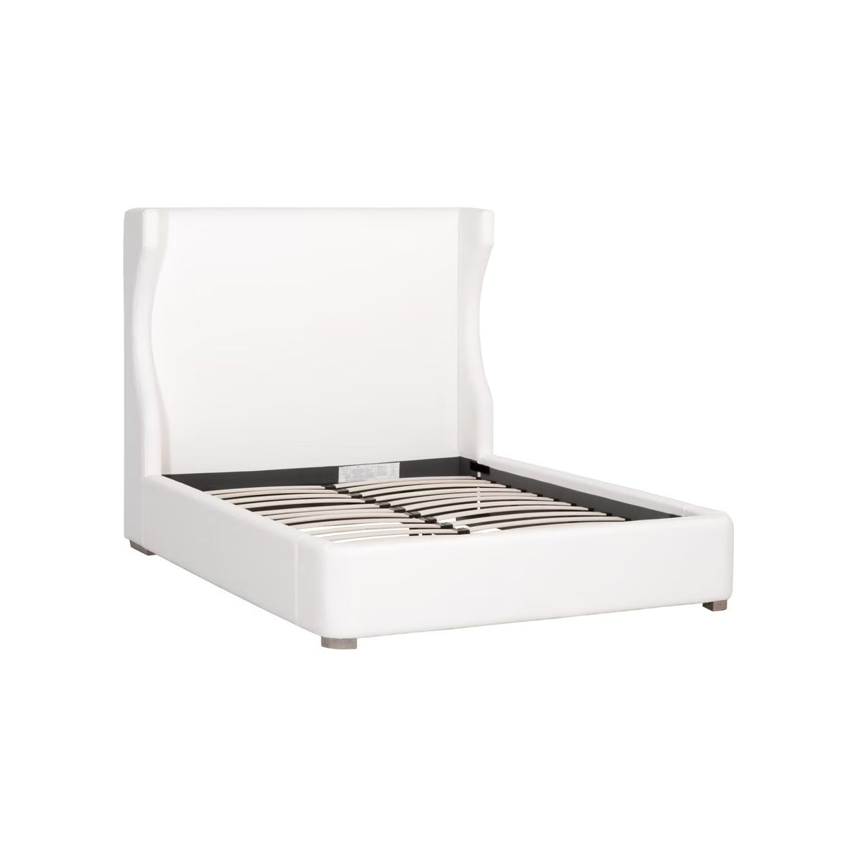 Wing-Shaped Headboard Queen Bed | Living Essentials Balboa – alternate view 20