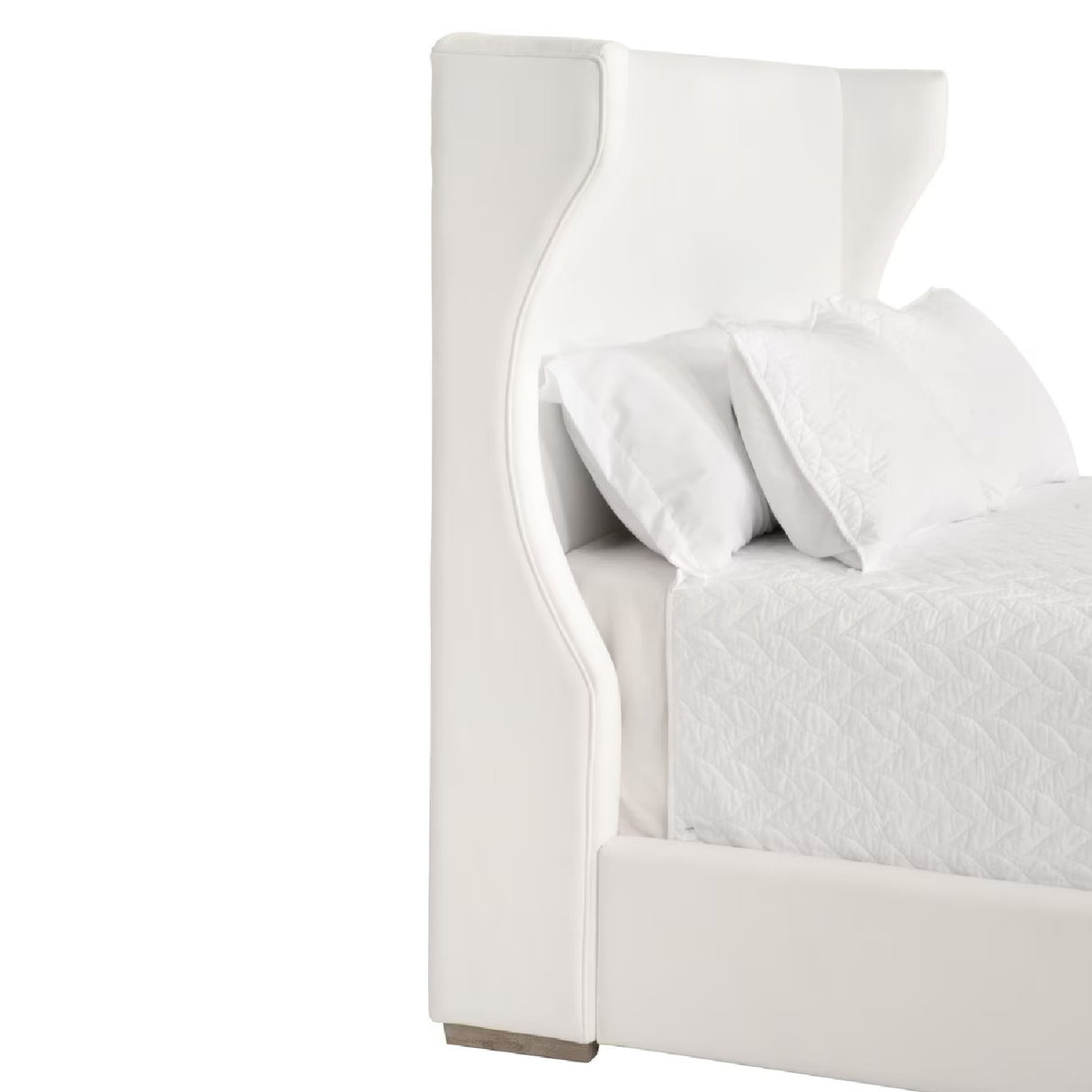 Wing-Shaped Headboard Queen Bed | Living Essentials Balboa – alternate view 22