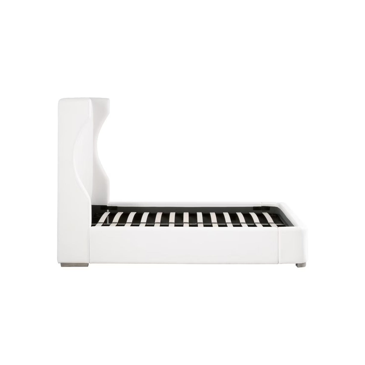 Wing-Shaped Headboard Queen Bed | Living Essentials Balboa – alternate view 21