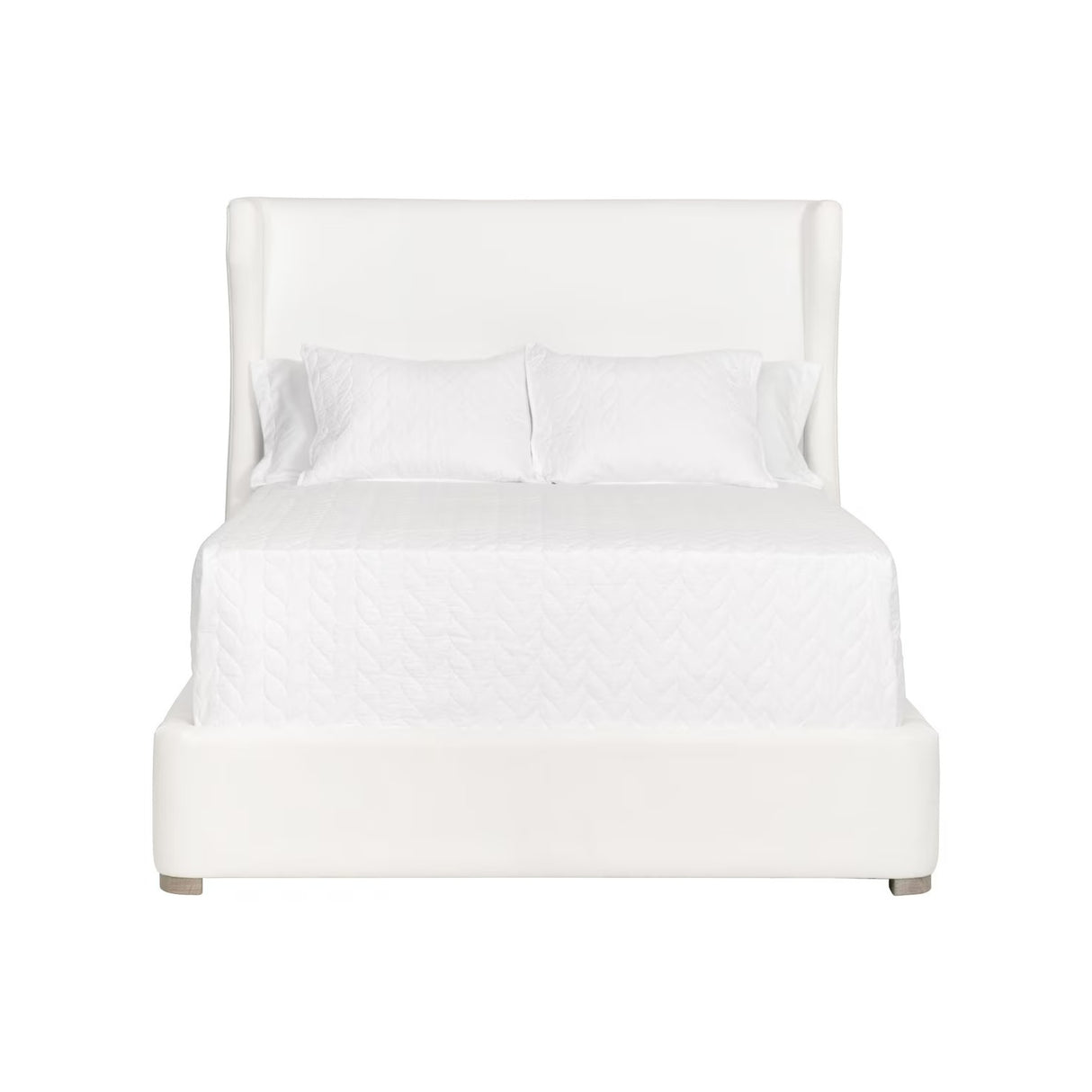 Wing-Shaped Headboard Queen Bed | Living Essentials Balboa – alternate view 16