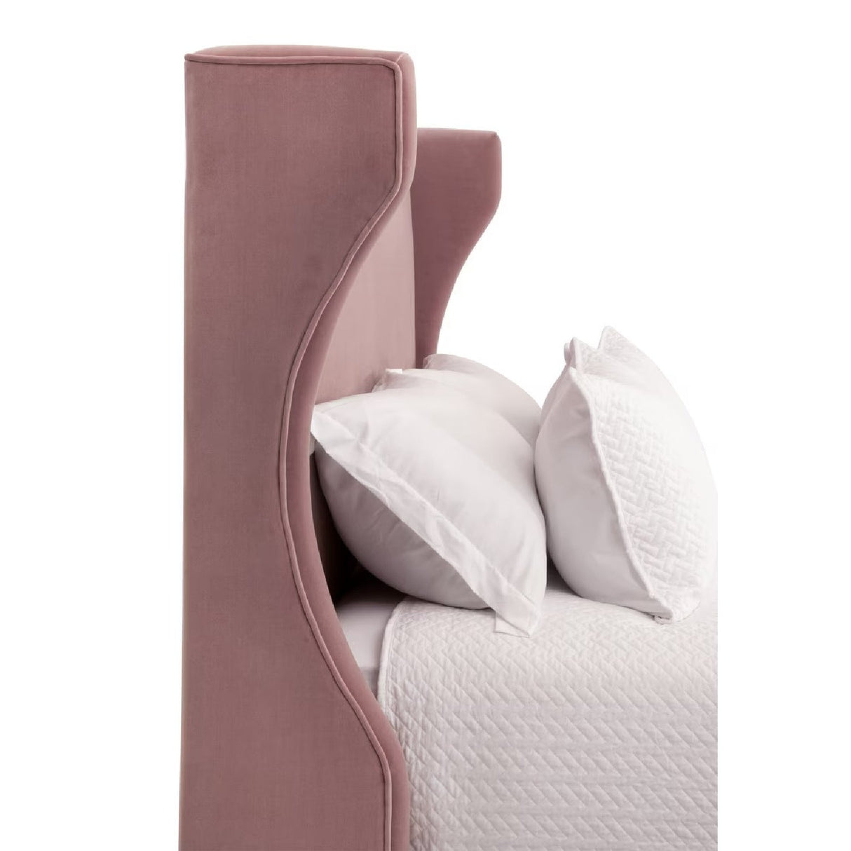 Wing-Shaped Headboard Queen Bed | Living Essentials Balboa – alternate view 15