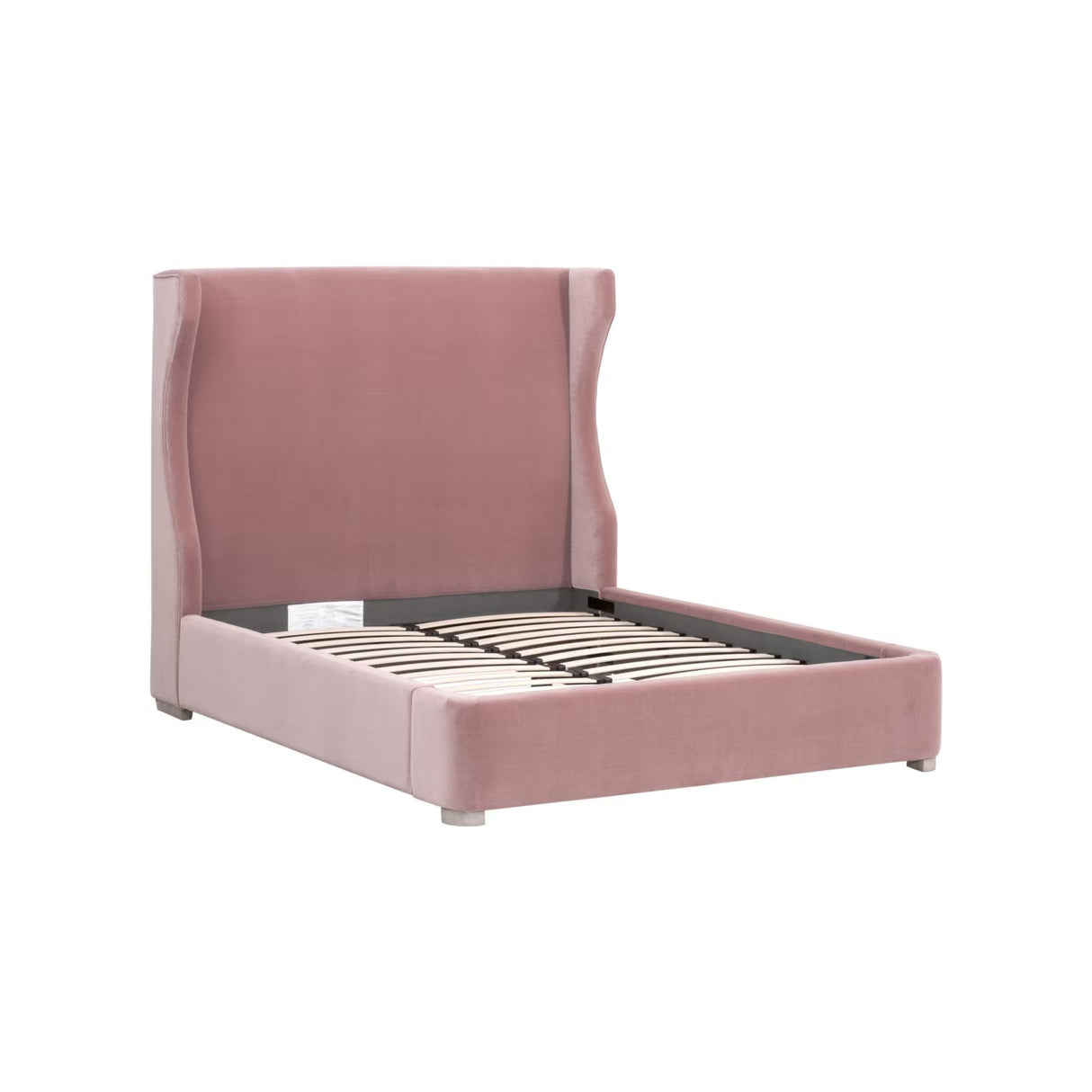 Wing-Shaped Headboard Queen Bed | Living Essentials Balboa – alternate view 6