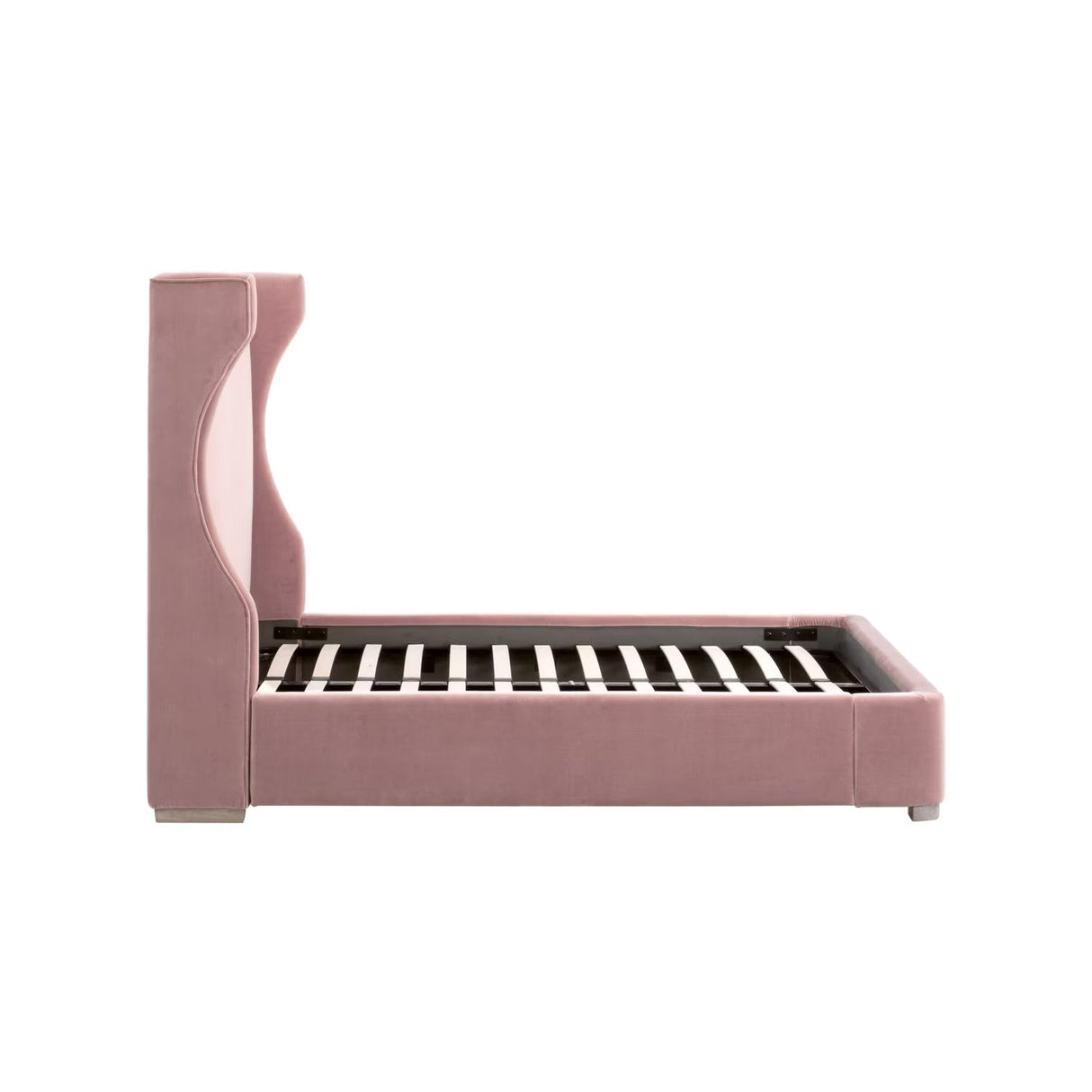Wing-Shaped Headboard Queen Bed | Living Essentials Balboa – alternate view 7