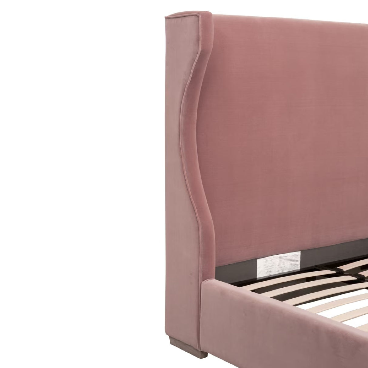 Wing-Shaped Headboard Queen Bed | Living Essentials Balboa – alternate view 9