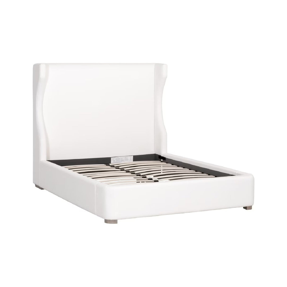 White Upholstered Bed | Living Essentials Balboa – alternate view 6