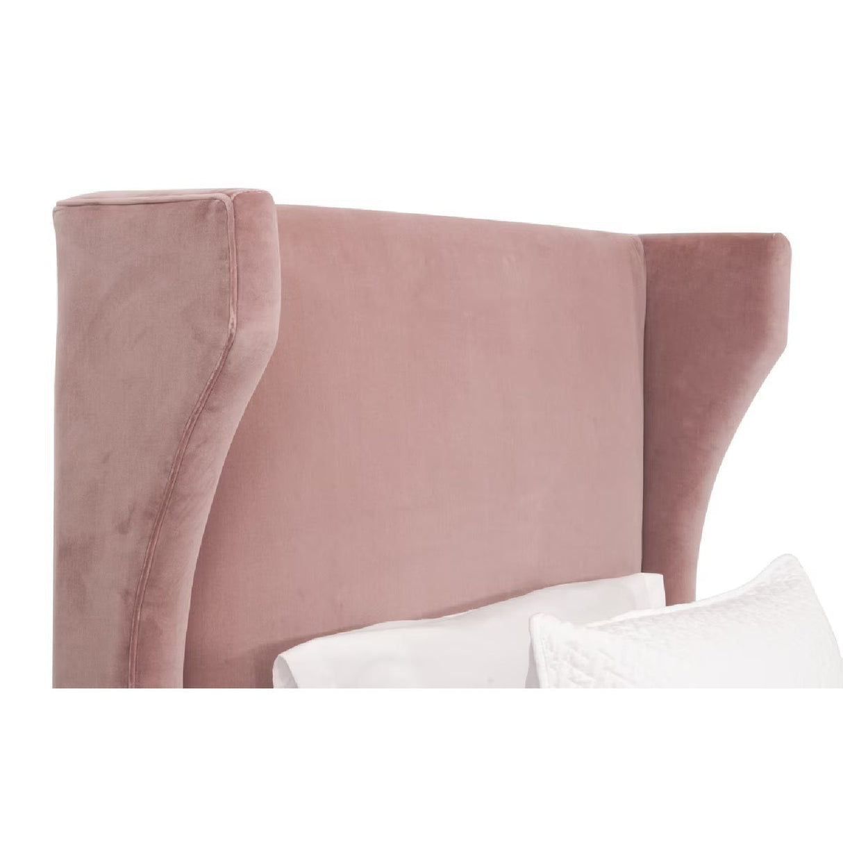 Modern European furniture - Velvet Winged Twin Bed - www.oroa.com