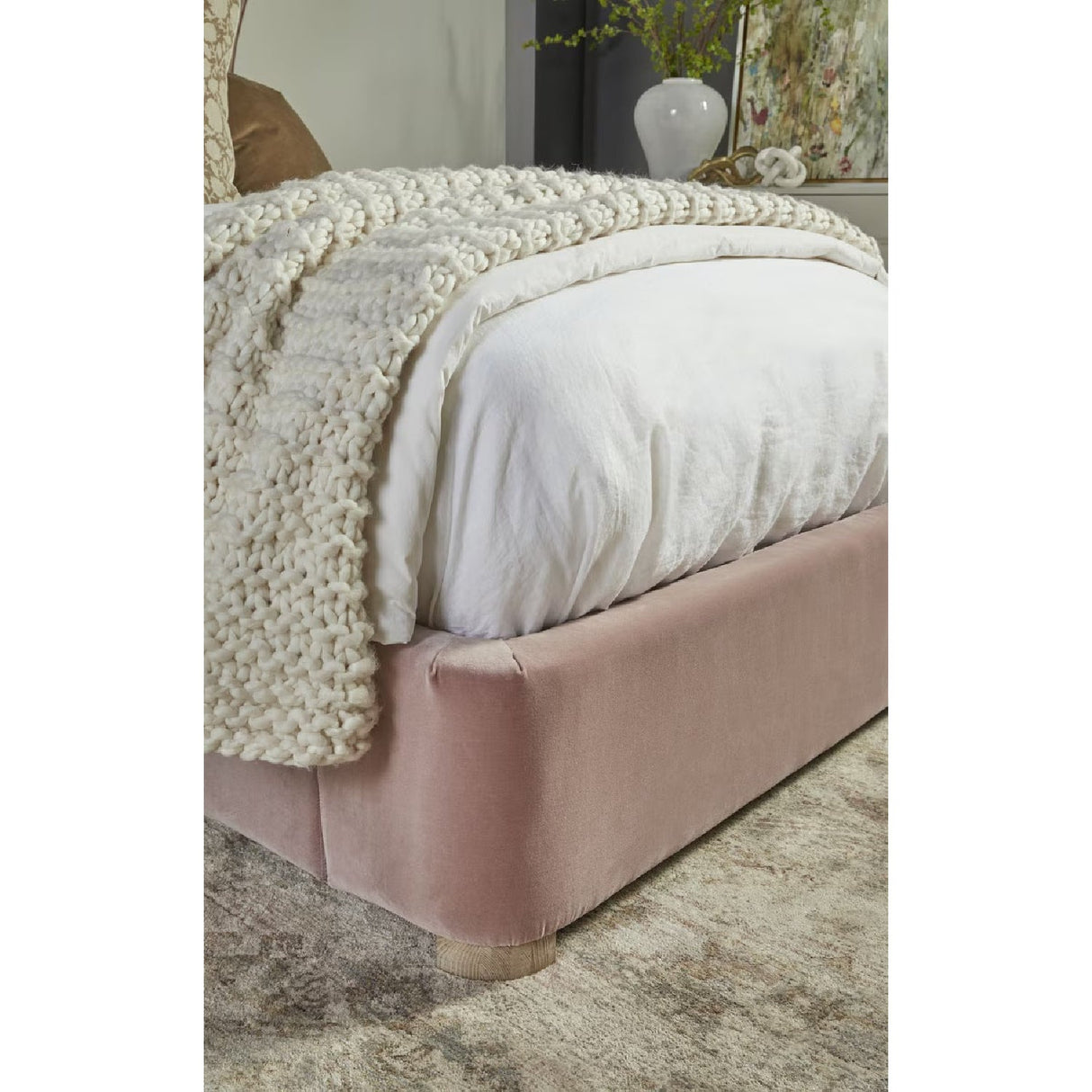 Modern European furniture - Velvet Winged Twin Bed - www.oroa.com
