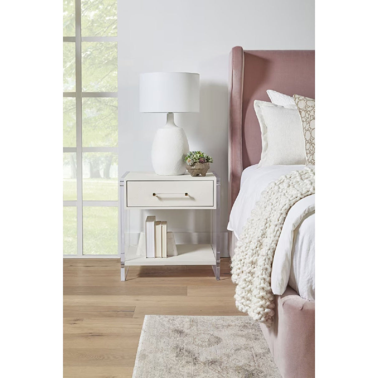 Modern European furniture - Velvet Winged Twin Bed - www.oroa.com