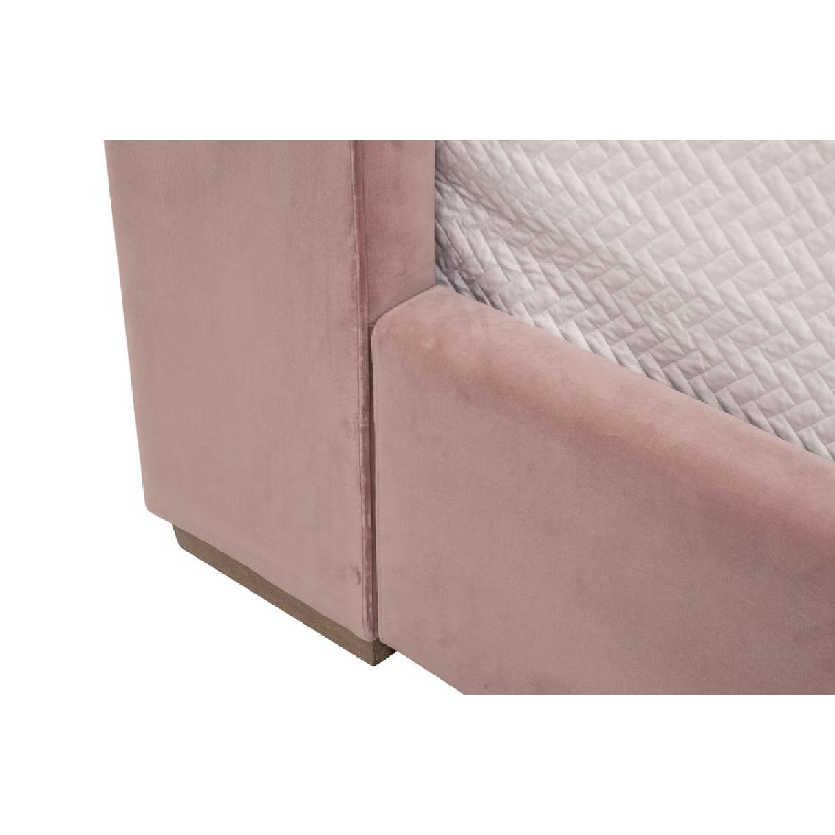 Modern European furniture - Velvet Winged Twin Bed - www.oroa.com