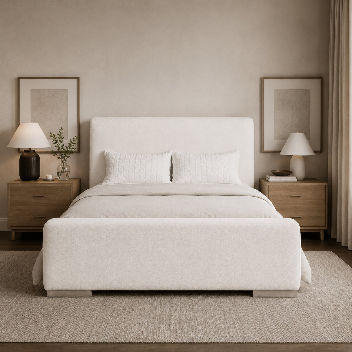 Modern European furniture - Minimalist Upholstered Bed - www.oroa.com | Oroa.com