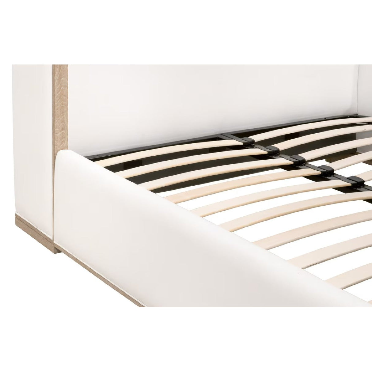 White Upholstered Bed | Living Essentials Tailor – alternate view 9