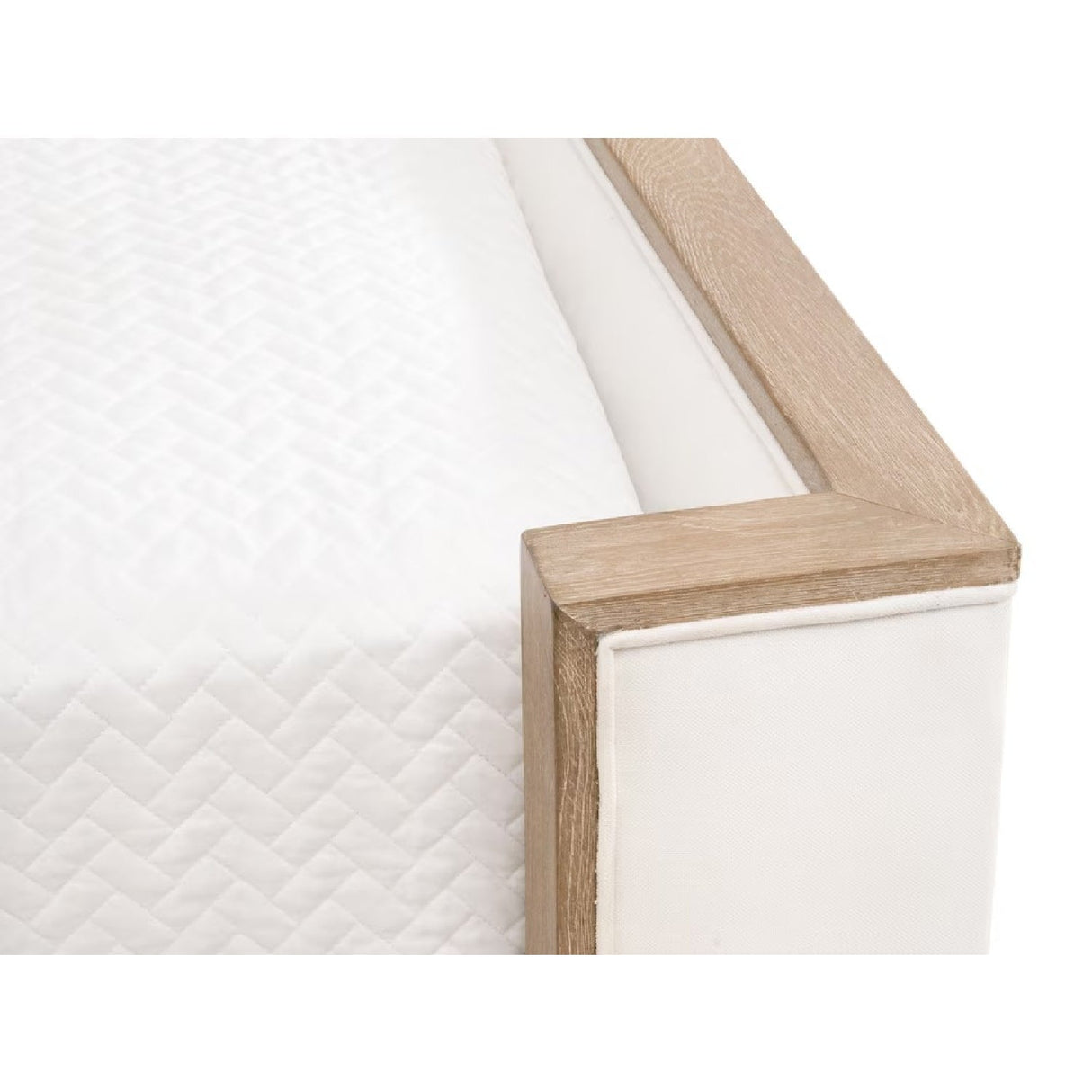 White Upholstered Bed | Living Essentials Tailor – alternate view 11
