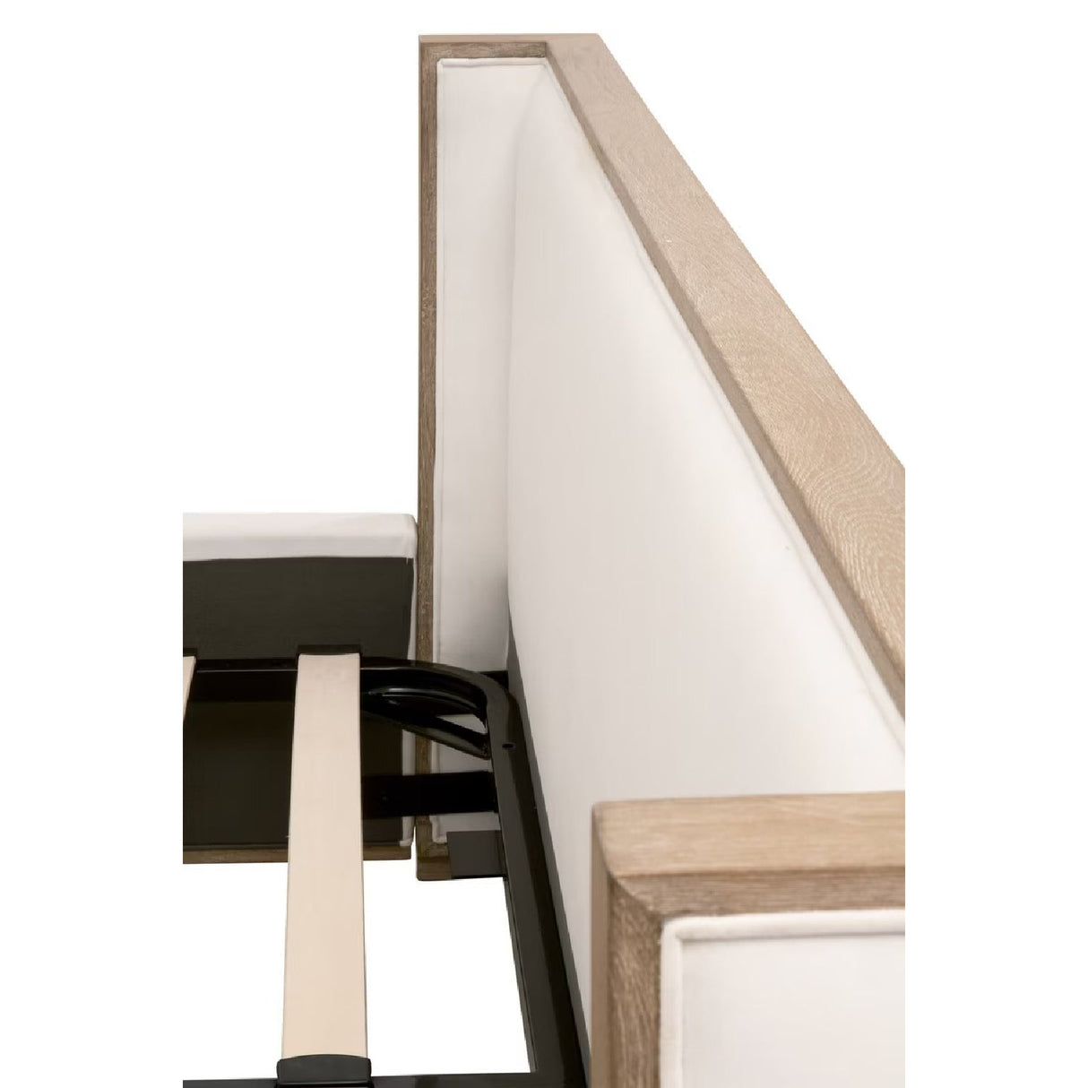 White Upholstered Bed | Living Essentials Tailor – alternate view 13