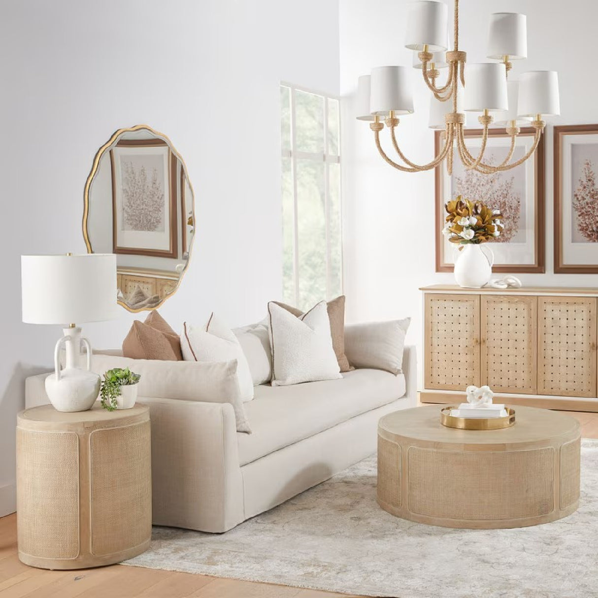 Piped Square Pillows (2) | Living Essentials The Not So Basic – alternate view 6