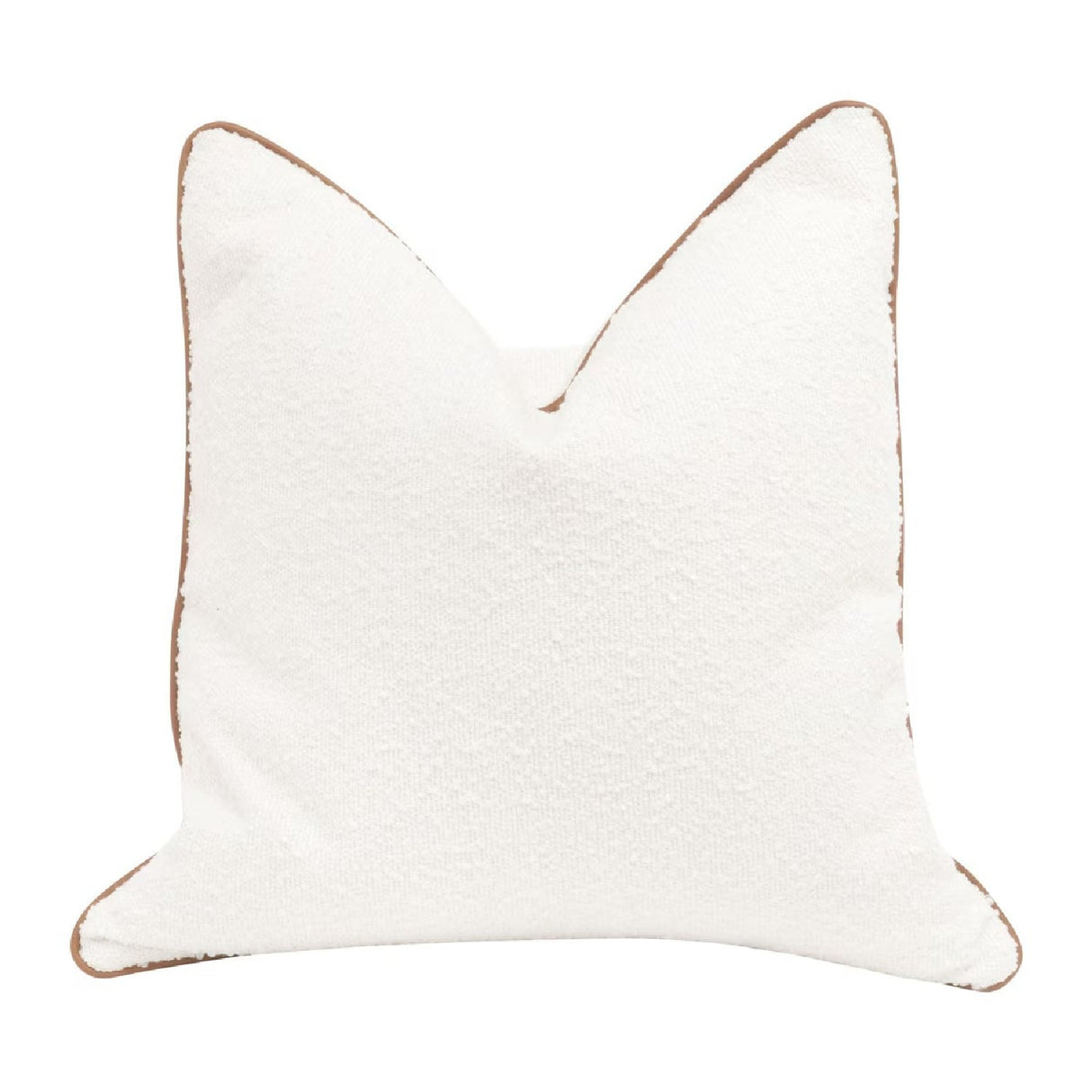 Piped Square Pillows (2) | Living Essentials The Not So Basic – front view
