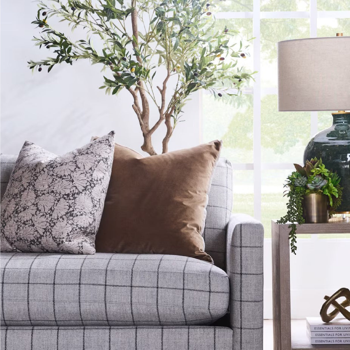 Piped Square Pillows (2) | Living Essentials The Not So Basic – alternate view 23