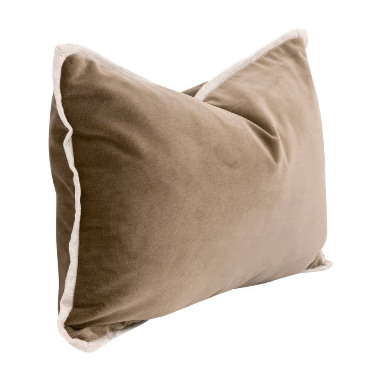 Modern European furniture - Brown Velvet Lumbar Pillows (2) - www.oroa.com