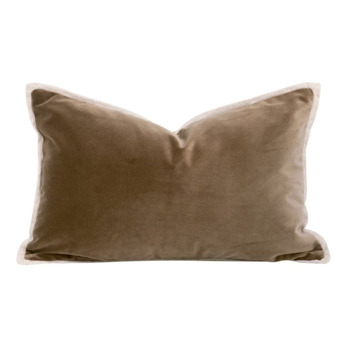 Modern European furniture - Brown Velvet Lumbar Pillows (2) - www.oroa.com