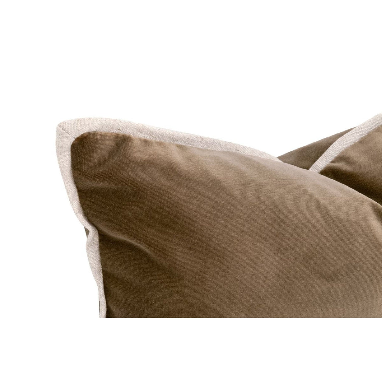 Modern European furniture - Brown Velvet Lumbar Pillows (2) - www.oroa.com