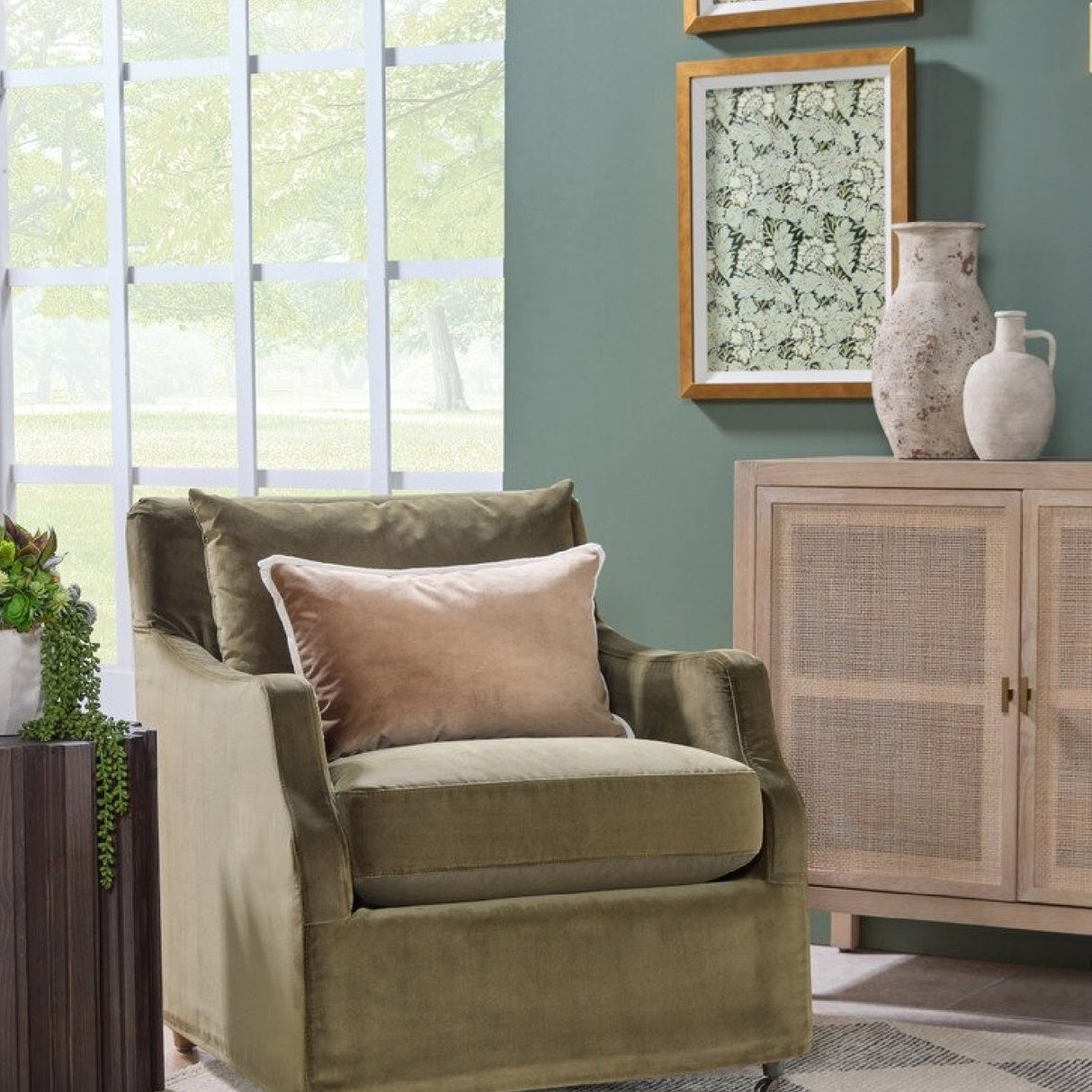 Modern European furniture - Brown Velvet Lumbar Pillows (2) - www.oroa.com