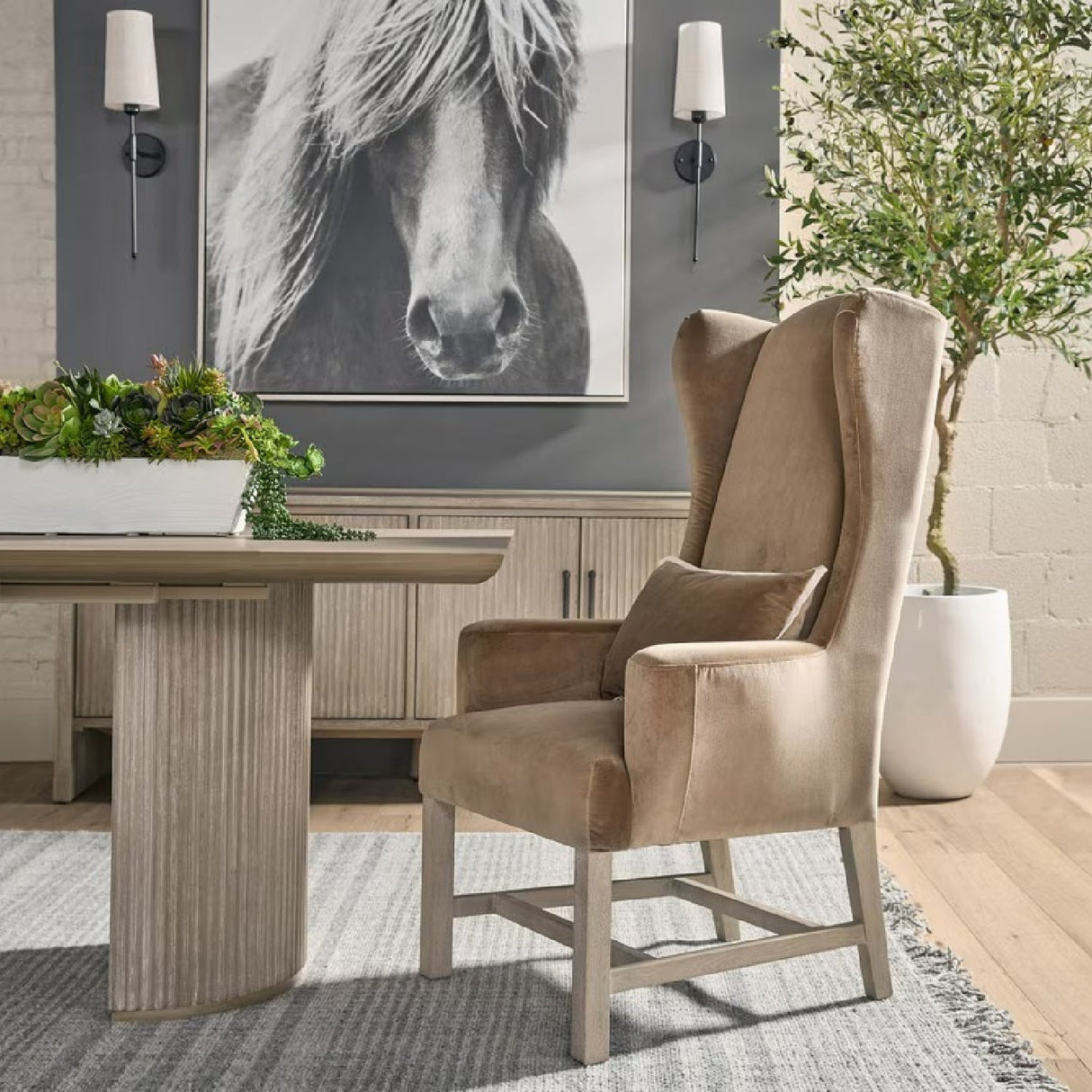 Modern European furniture - Brown Velvet Lumbar Pillows (2) - www.oroa.com