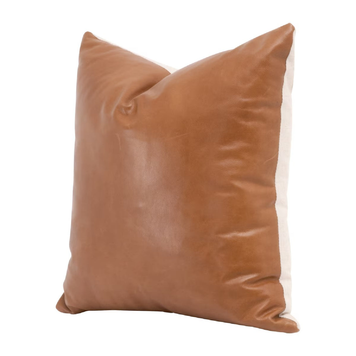 Brown Leather Pillows (2) | Oroa.com