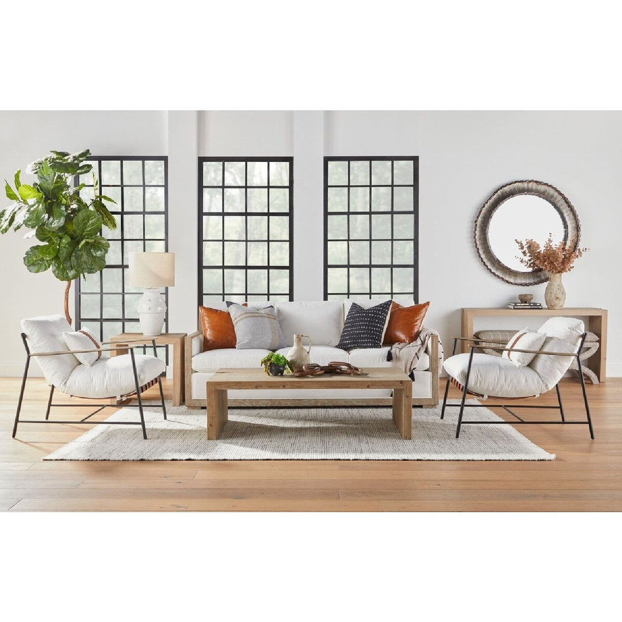 Modern European furniture - White Boucle Leather Lumbar Pillows (2) - www.oroa.com