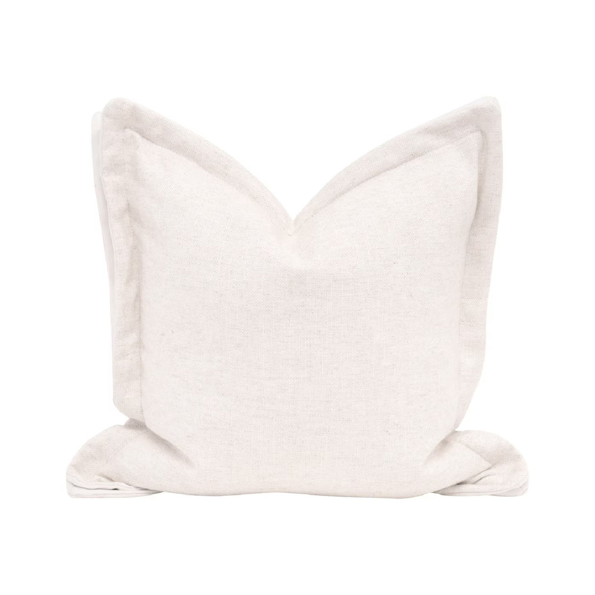 Cream Linen Flanged Pillows (2) | Living Essentials The Little Bit Country