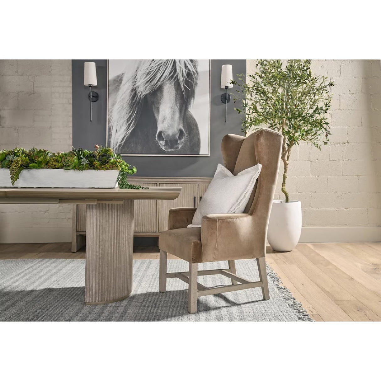 Modern European furniture - Cream Linen Flanged Pillows (2) - www.oroa.com