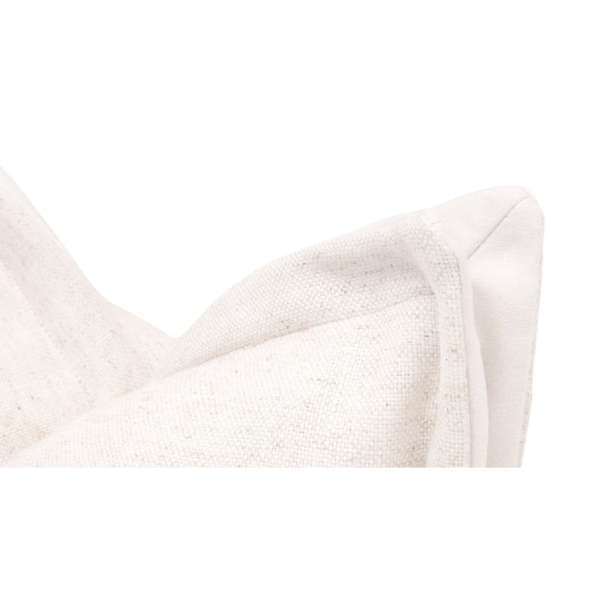 Modern European furniture - Cream Linen Flanged Pillows (2) - www.oroa.com