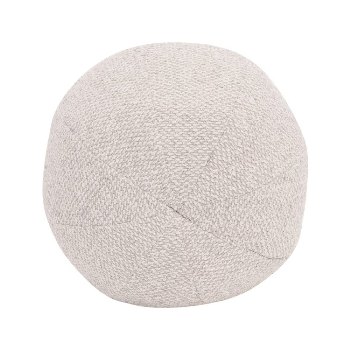 Round Minimalist Pillow | Living Essentials Sphere – rear view