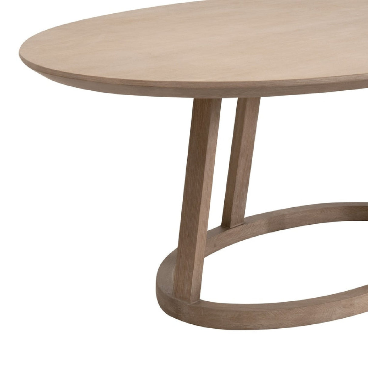Oval Oak Dining Table | Living Essentials Reeves – alternate view 7