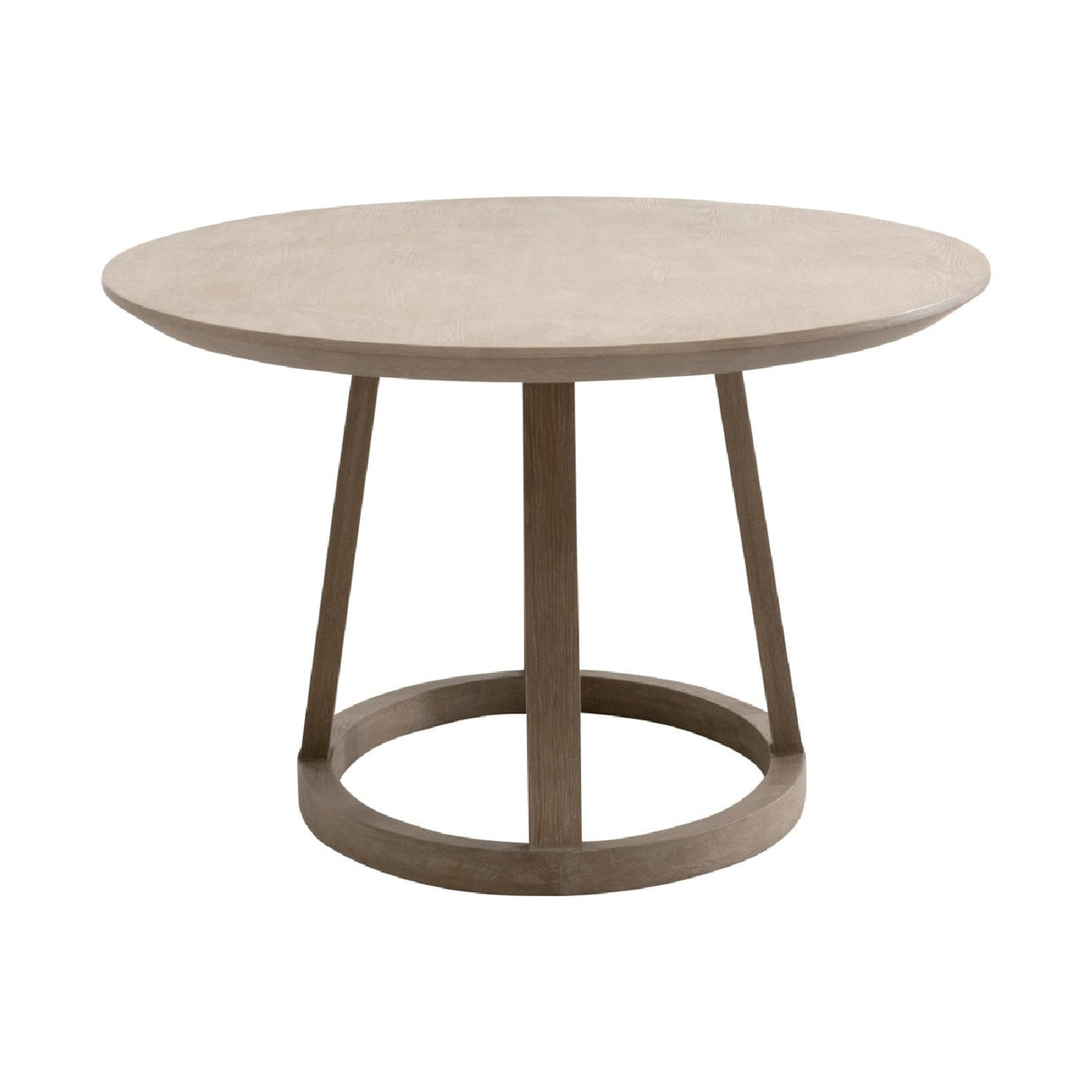 Oval Oak Dining Table | Living Essentials Reeves – rear view