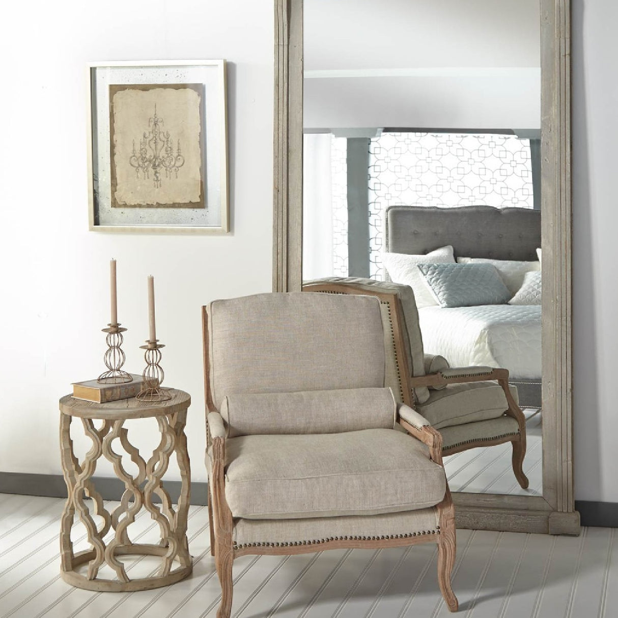 Elm Openwork End Table | Oroa.com