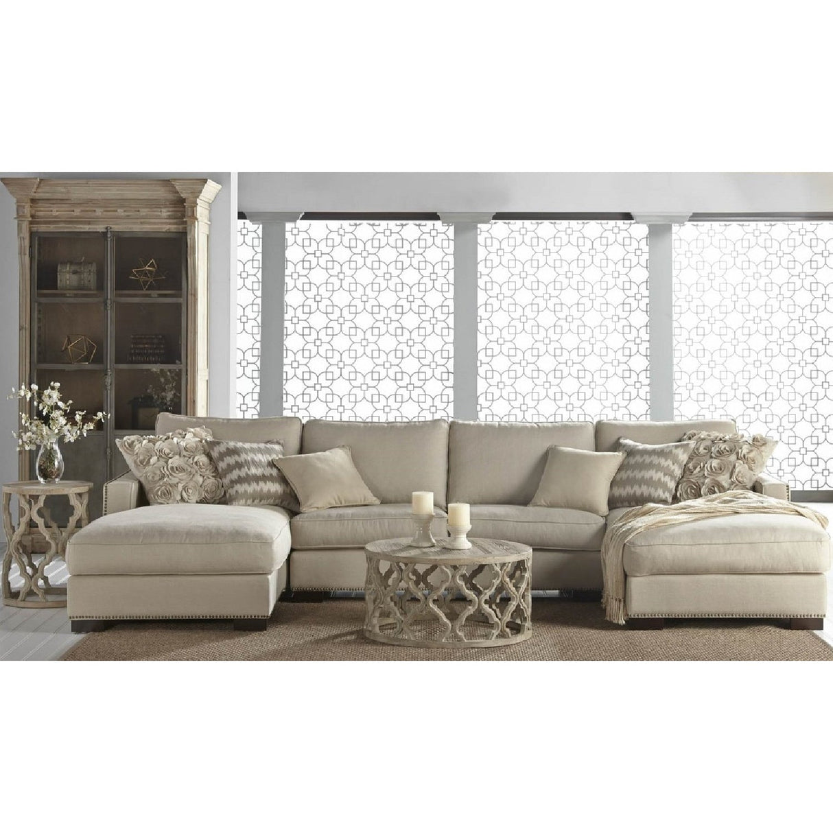 Elm Openwork End Table | Living Essentials Clover – alternate view 11