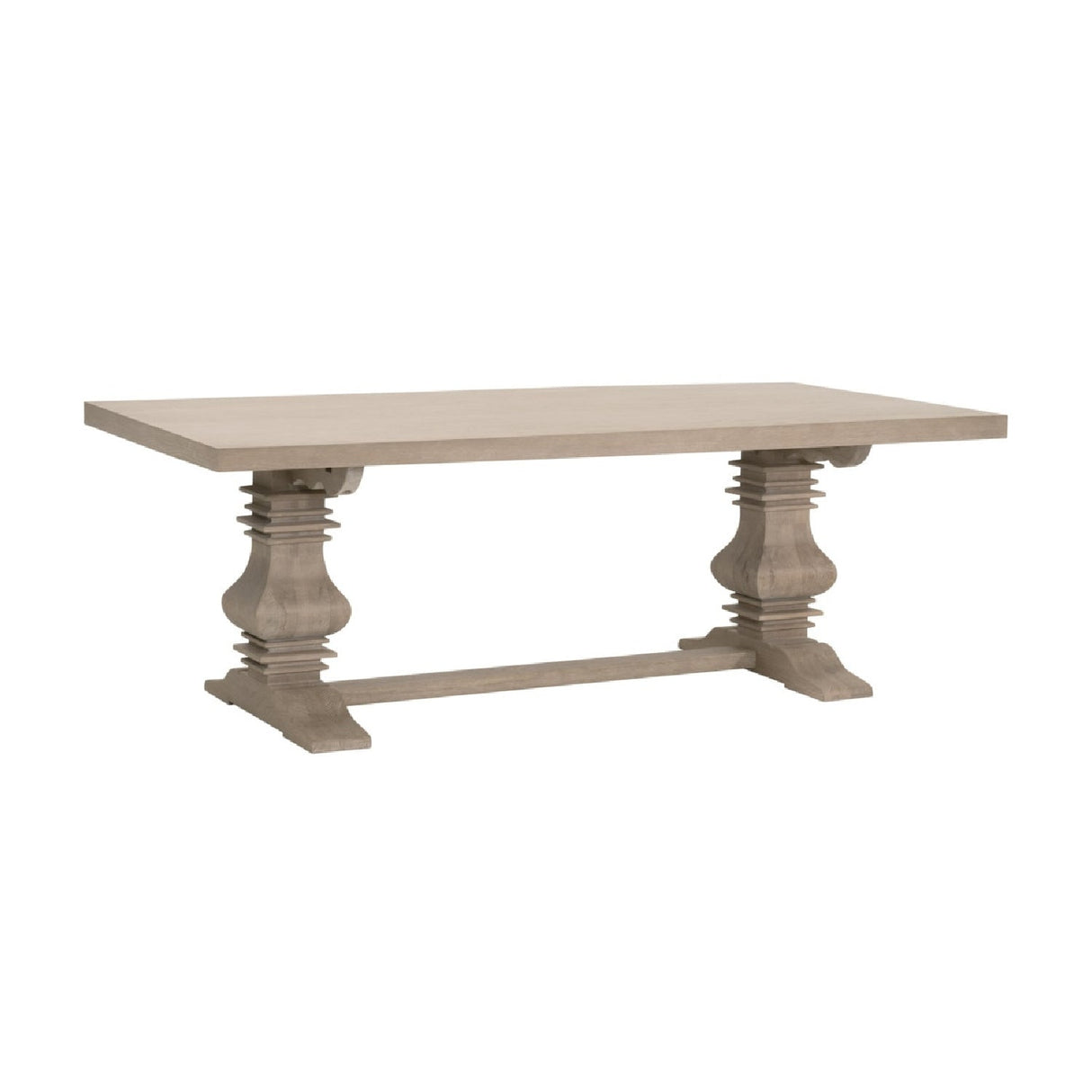 Extendable Gray Oak Dining Table | Living Essentials Monastery – alternate view 5