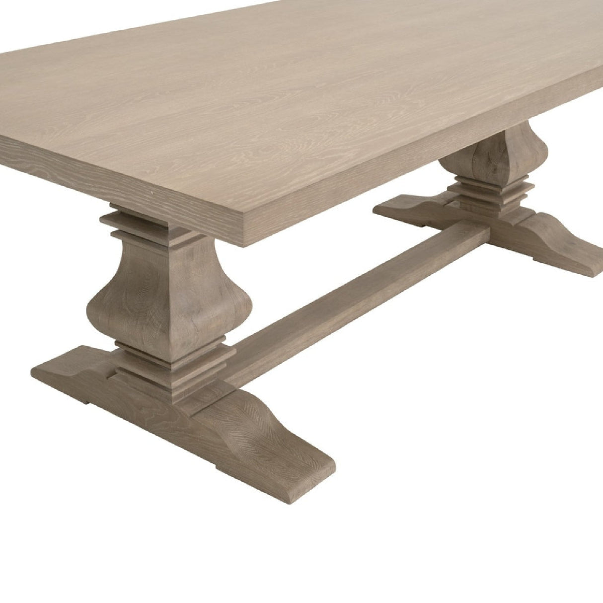 Extendable Gray Oak Dining Table | Living Essentials Monastery – alternate view 10