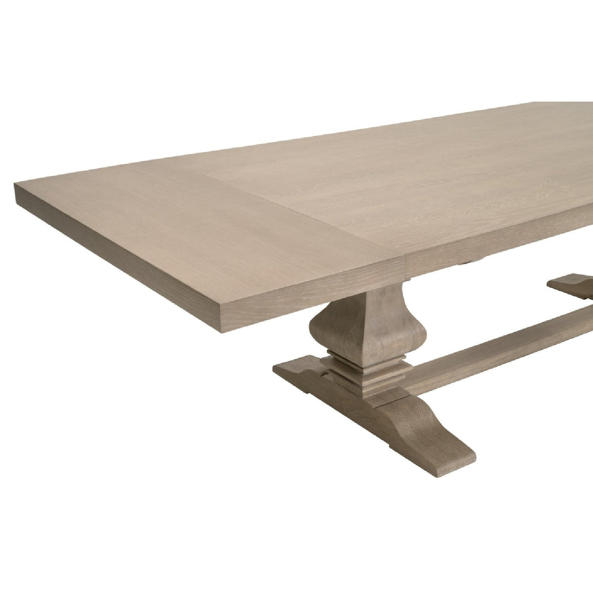 Extendable Gray Oak Dining Table | Living Essentials Monastery – alternate view 8