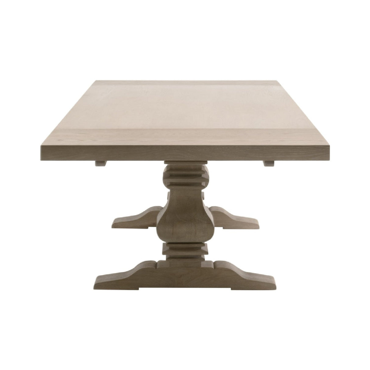 Extendable Gray Oak Dining Table | Living Essentials Monastery – alternate view 6