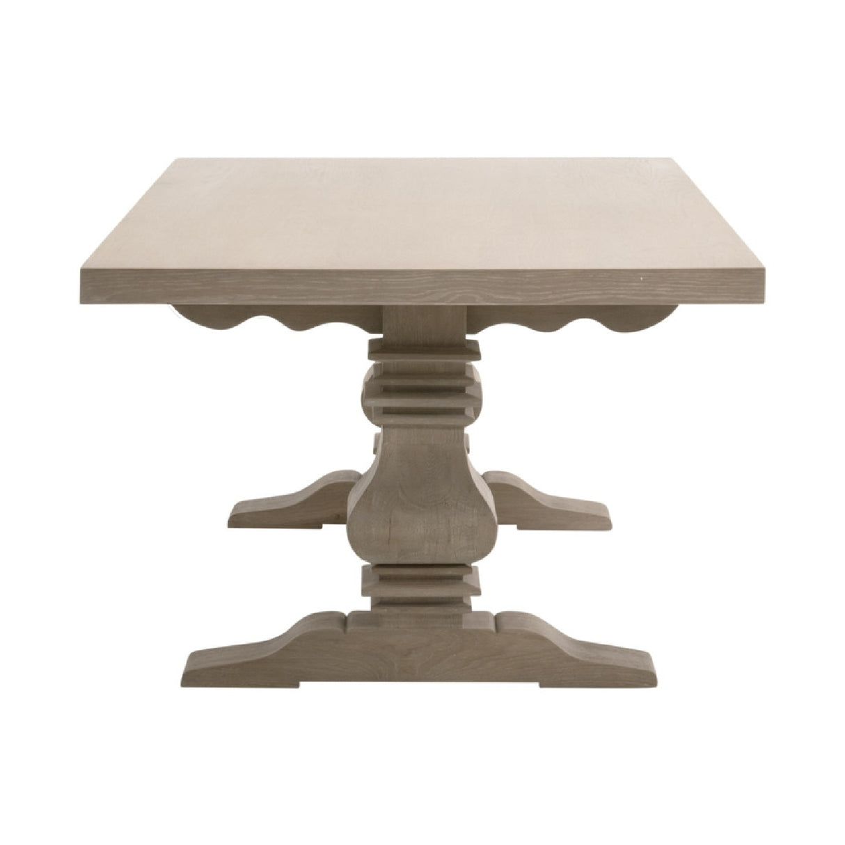 Extendable Gray Oak Dining Table | Oroa.com