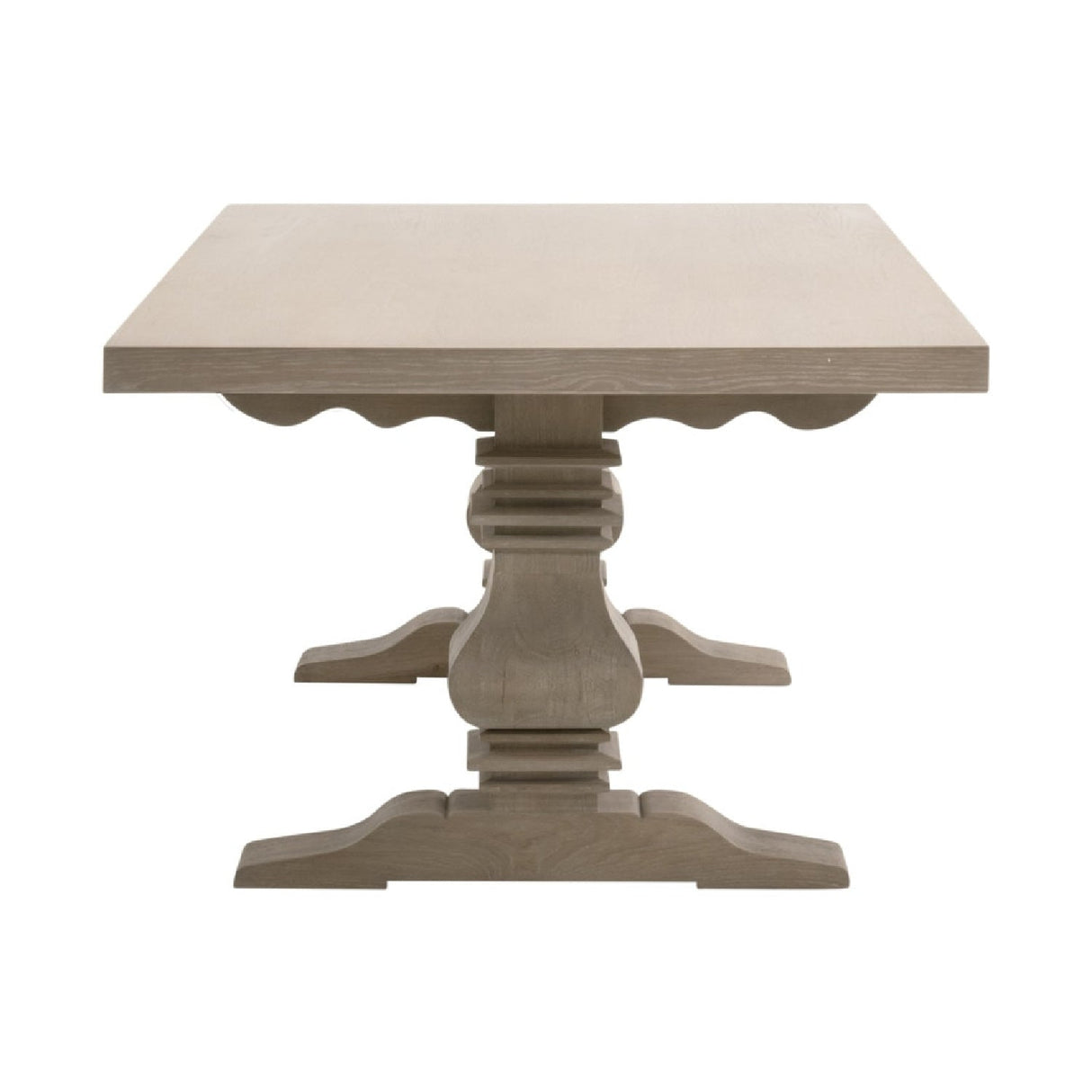 Extendable Gray Oak Dining Table | Living Essentials Monastery – alternate view 7